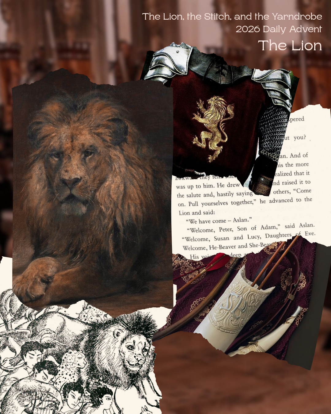The Lion, the Stitch, and the Yarndrobe - 2026 DAILY Advent - PRE ORDER SHIPPING IN NOVEMBER