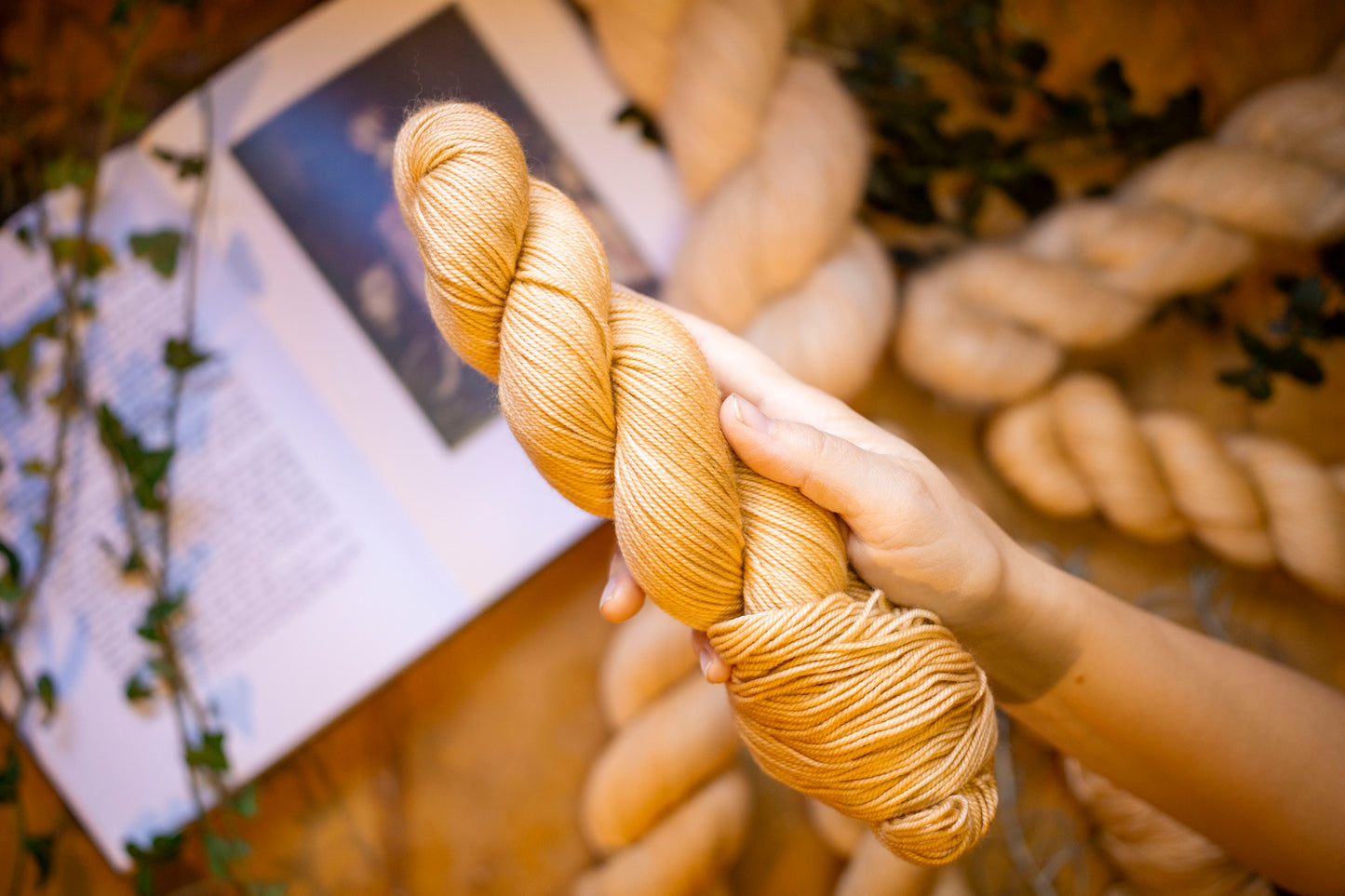A singing soaring lark - SW Merino DK
