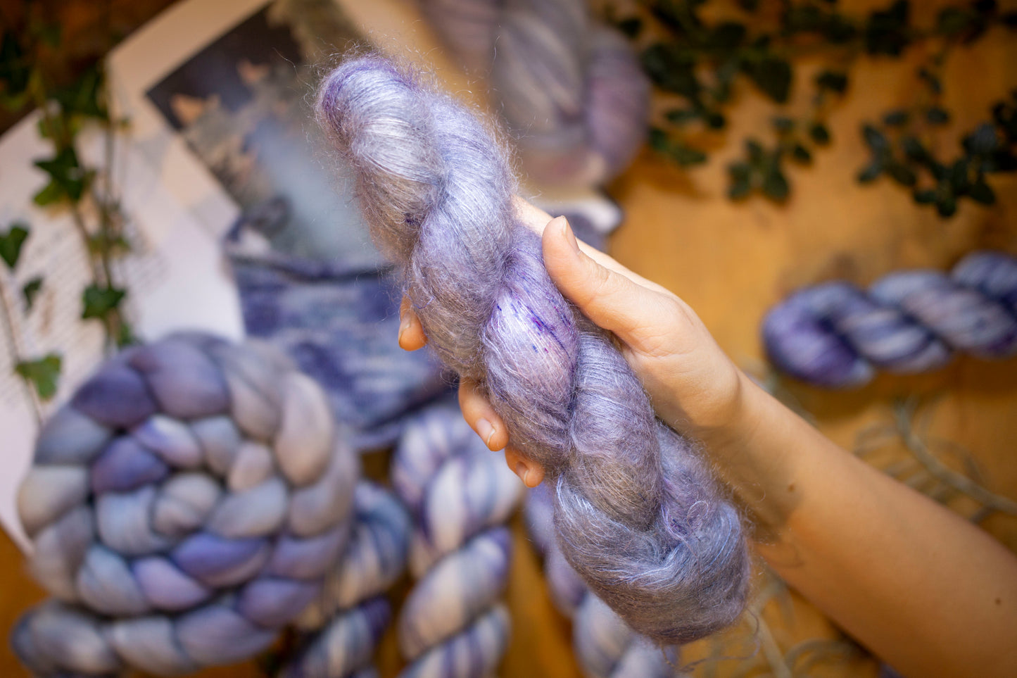 Seven little cups - Mohair Fluff