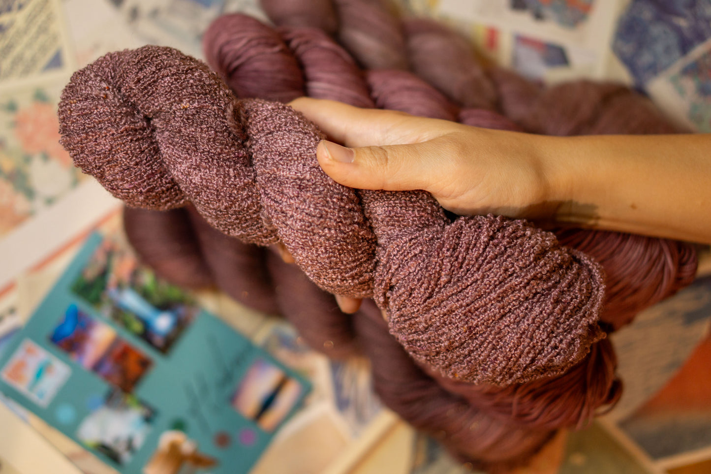 Hakone Sunset - Silky Boucle
