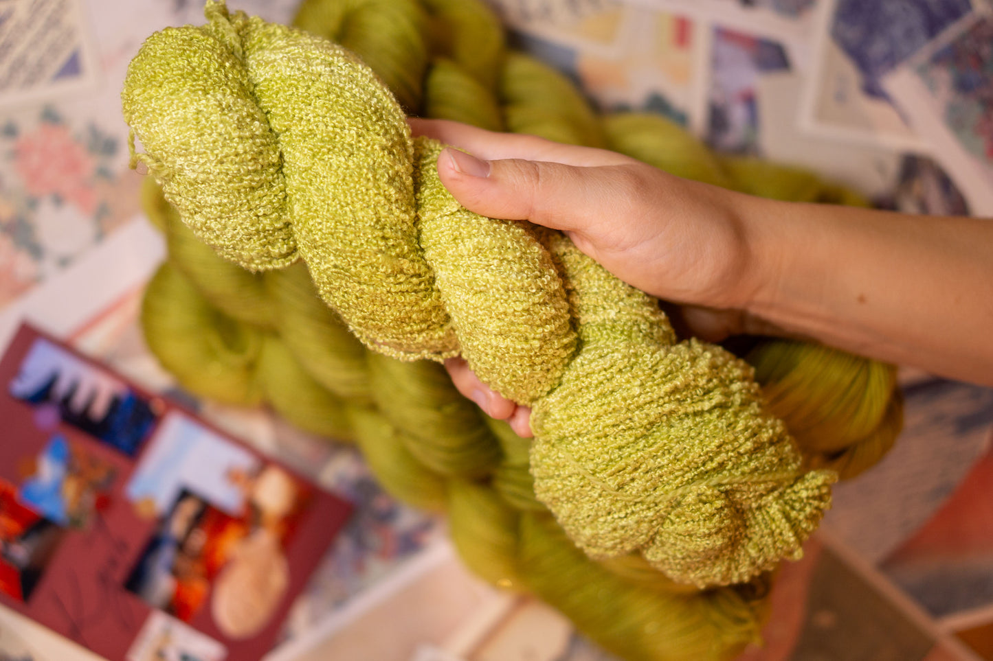 Turning Leaves - Silky Boucle