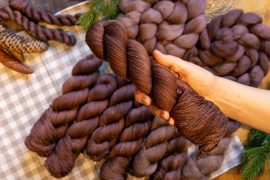 Dark Mushrooms - SW Merino DK