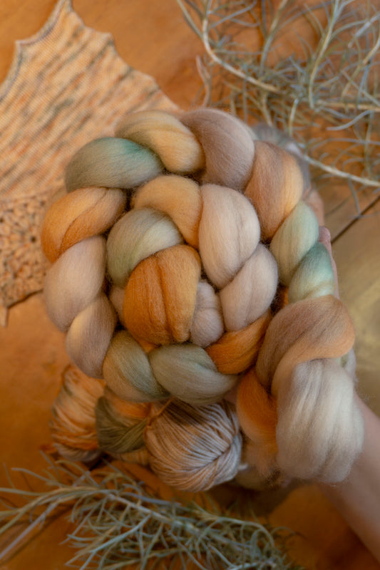 When it crumbles - Polwarth FIBRE - Pre Order - SHIPPING IN 2-4 WEEKS