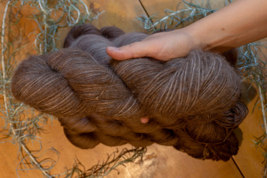 Welcome to Scotland - Brown Alpaca Cotton Air