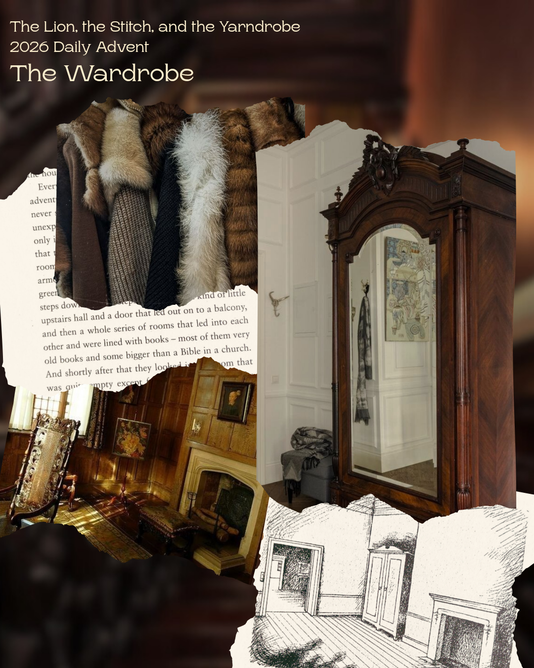 The Lion, the Stitch, and the Yarndrobe - 2026 DAILY Advent - PRE ORDER SHIPPING IN NOVEMBER