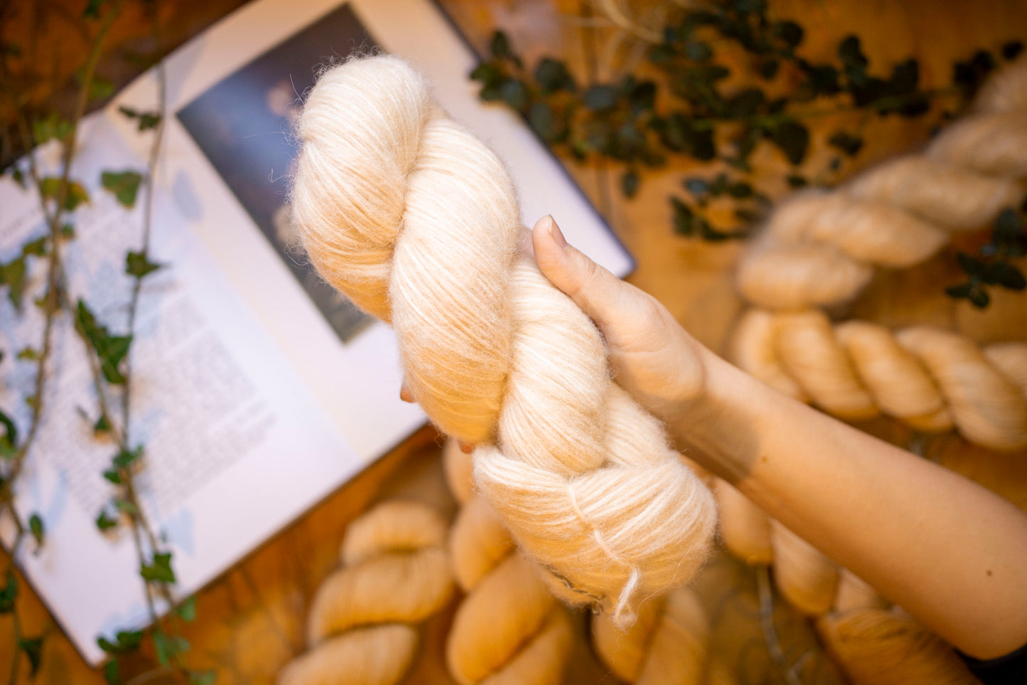 A singing soaring lark - Alpaca Cotton Air