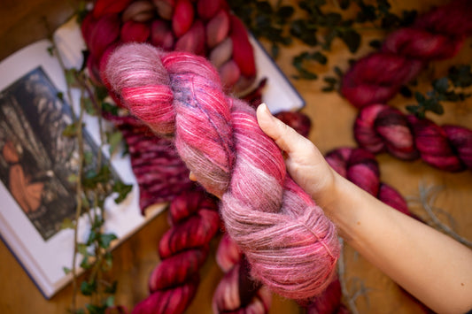Little red velvet cloak - Alpaca Cotton Air