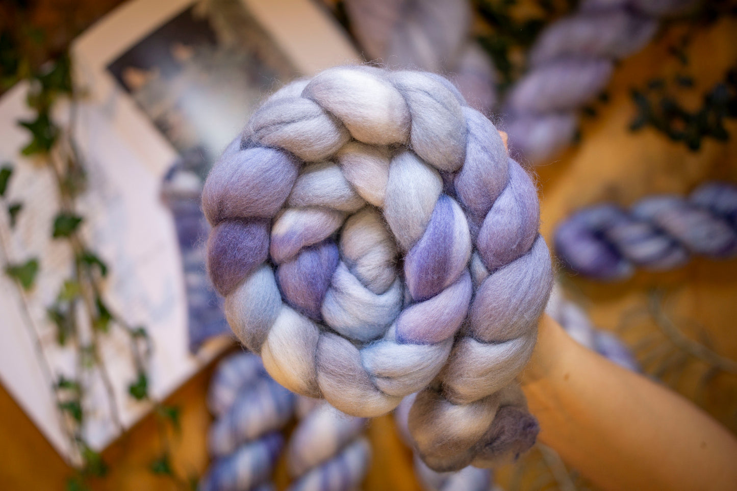Seven little cups - Polwarth Fibre