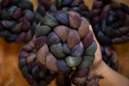 Blackthorn briar - Sparkle Polwarth Fibre