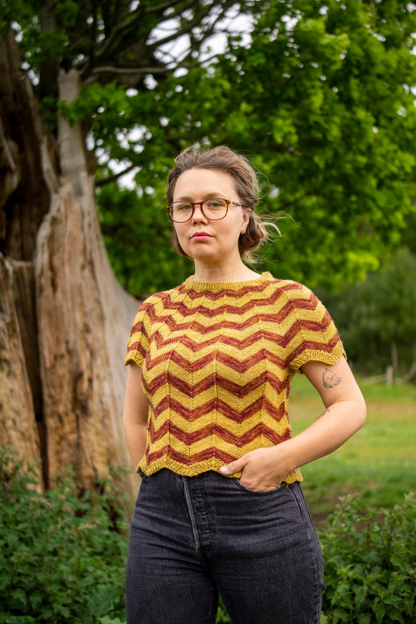 Sunburst Tee Pattern