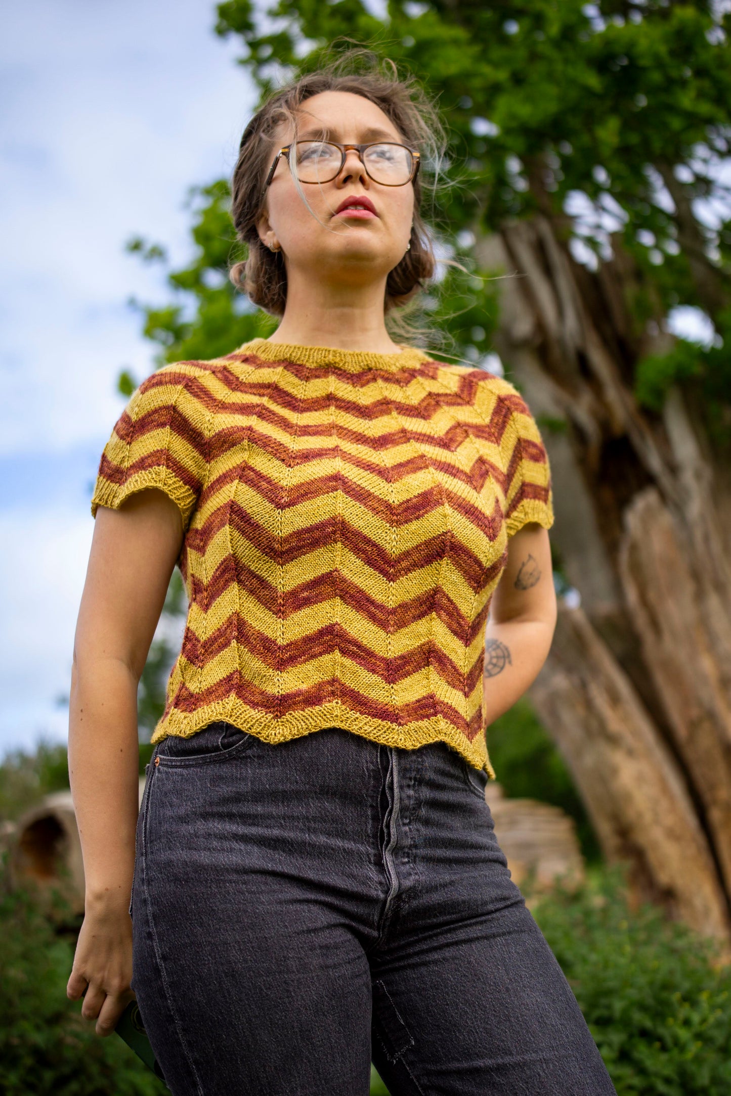 Sunburst Tee Pattern