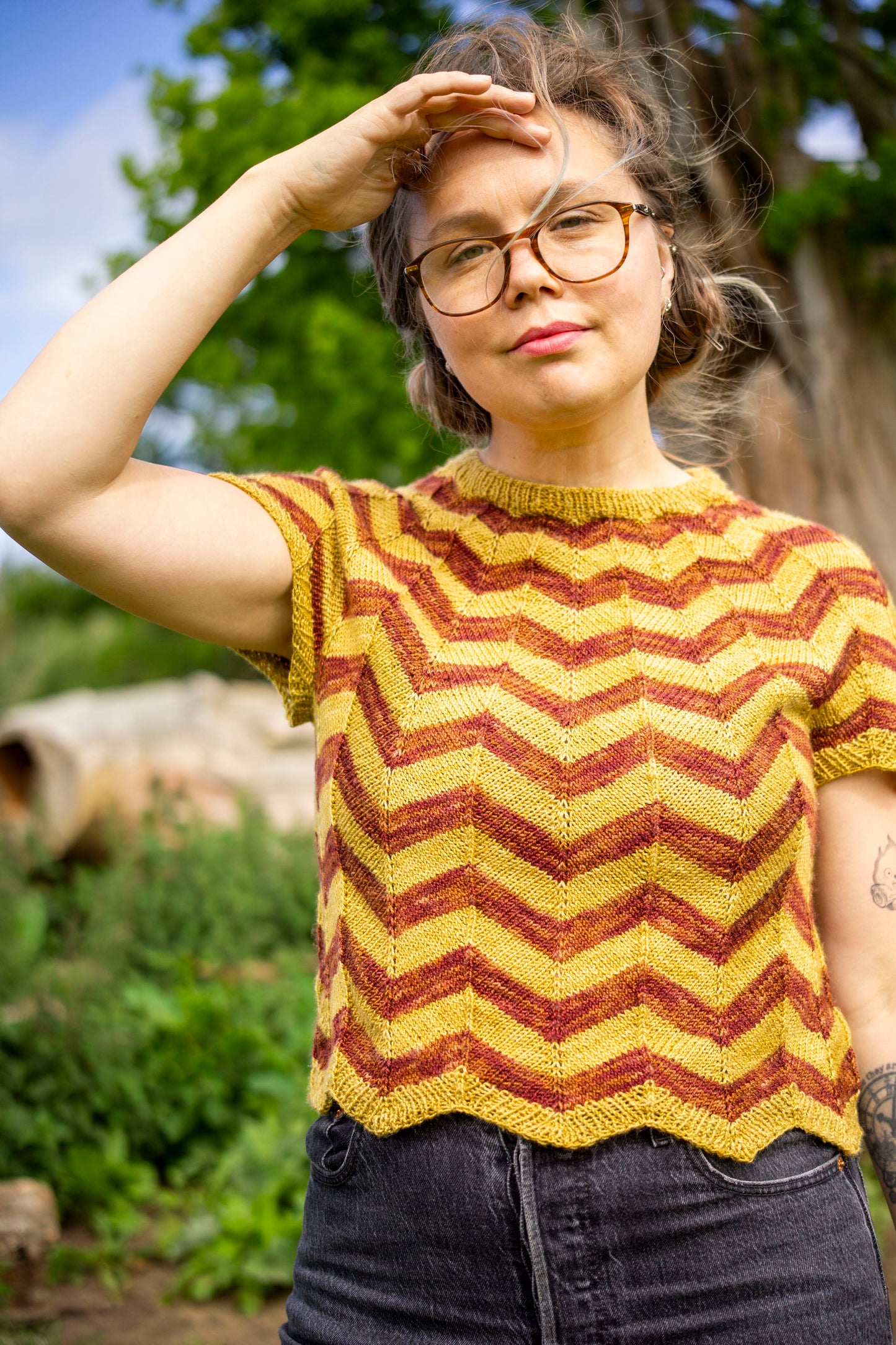 Sunburst Tee Pattern