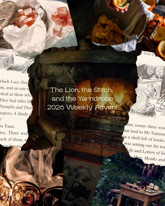 The Lion, the Stitch, and the Yarndrobe - 2026 WEEKLY Advent - PRE ORDER SHIPPING IN NOVEMBER
